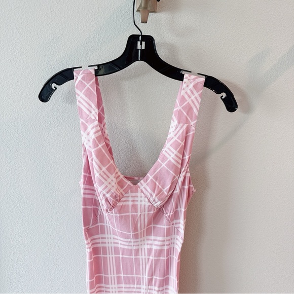 NWT Reformation Beauden Sleeveless V-Neck Crepe Midi Dress - Picture 4 of 11